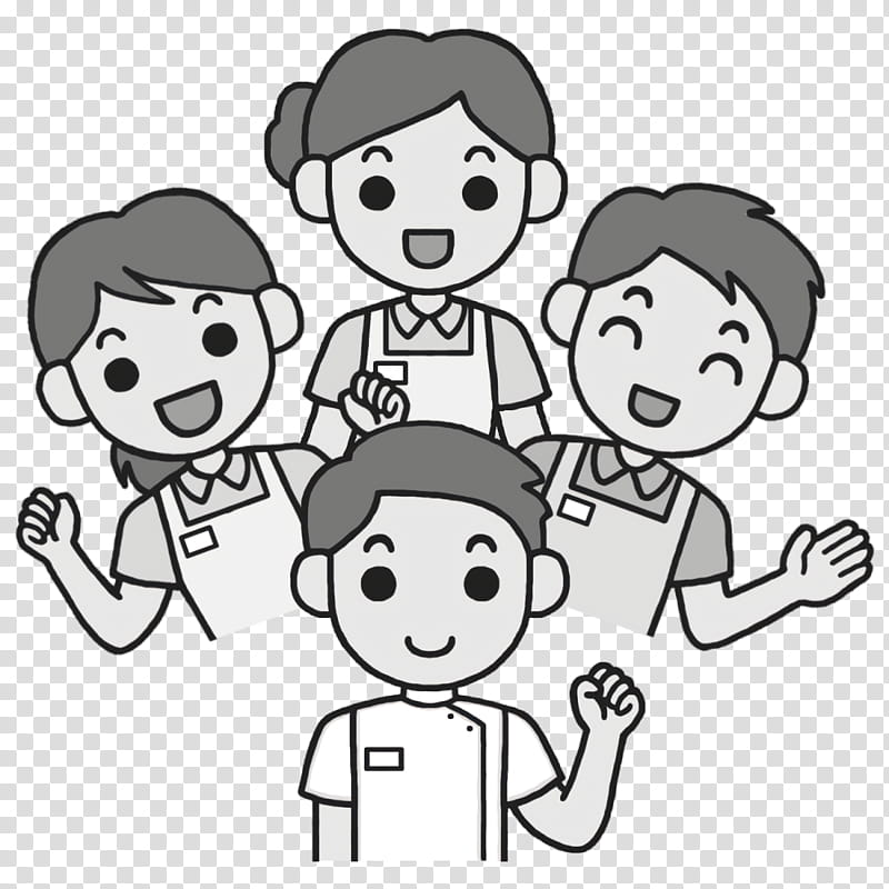 Social cartoon. Group work drawing. Work draw PNG. Friend view