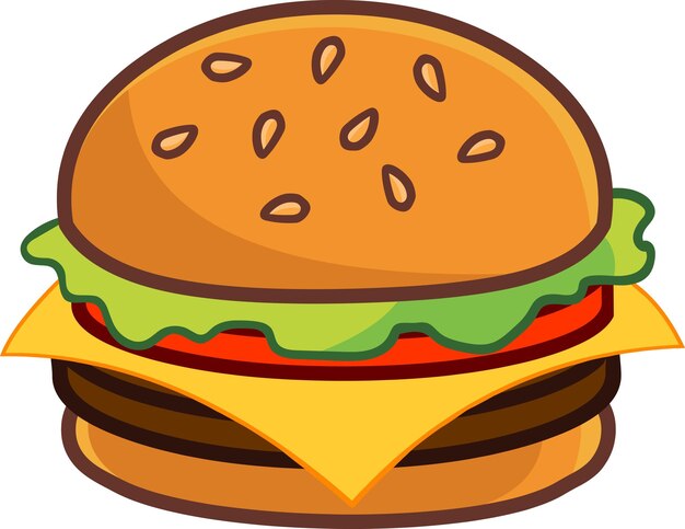 cheeseburger clipart