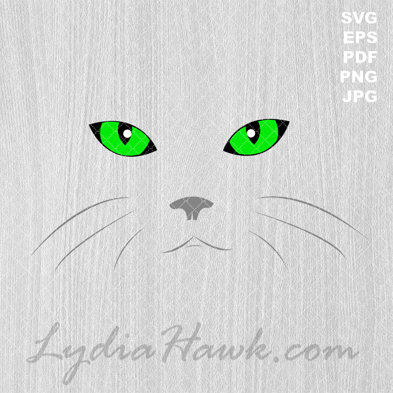 cat whiskers clipart