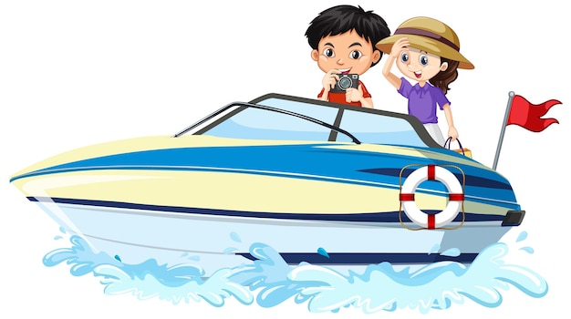 speed boats clipart