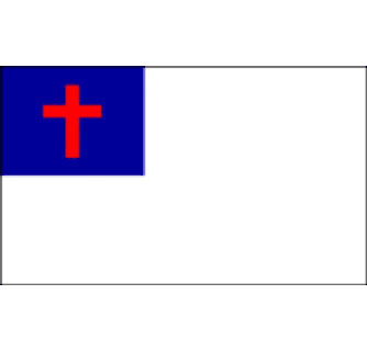 christian flag clipart