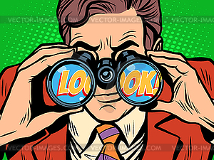 Business Binoculars Stock Illustrations – 7,753 Business 