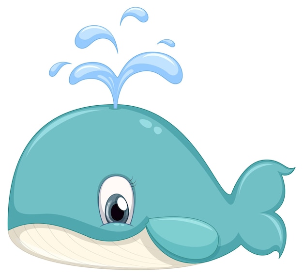 cute whale clipart