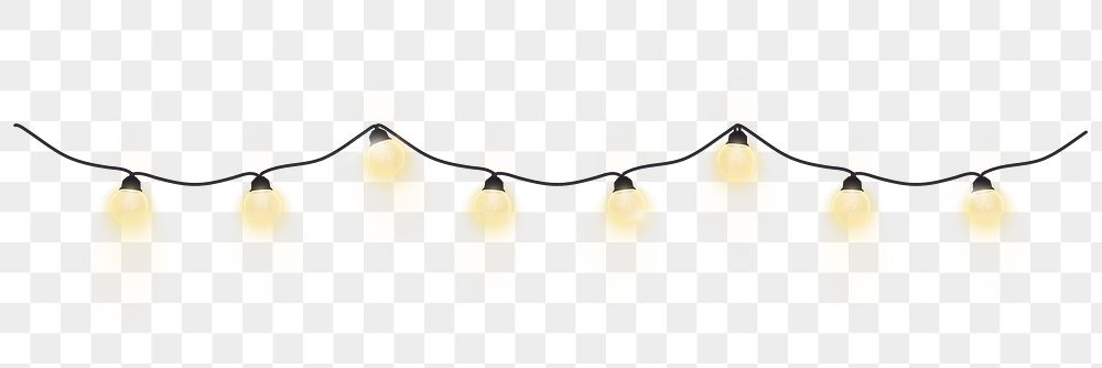 String Lights Clip Art Graphic by LunaDesign · Creative Fabrica