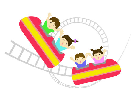 roller coaster clipart kids