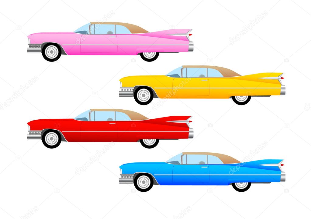 Pink Cadillac Vintage Mega Clipart Bundle Elvis Presley - Etsy