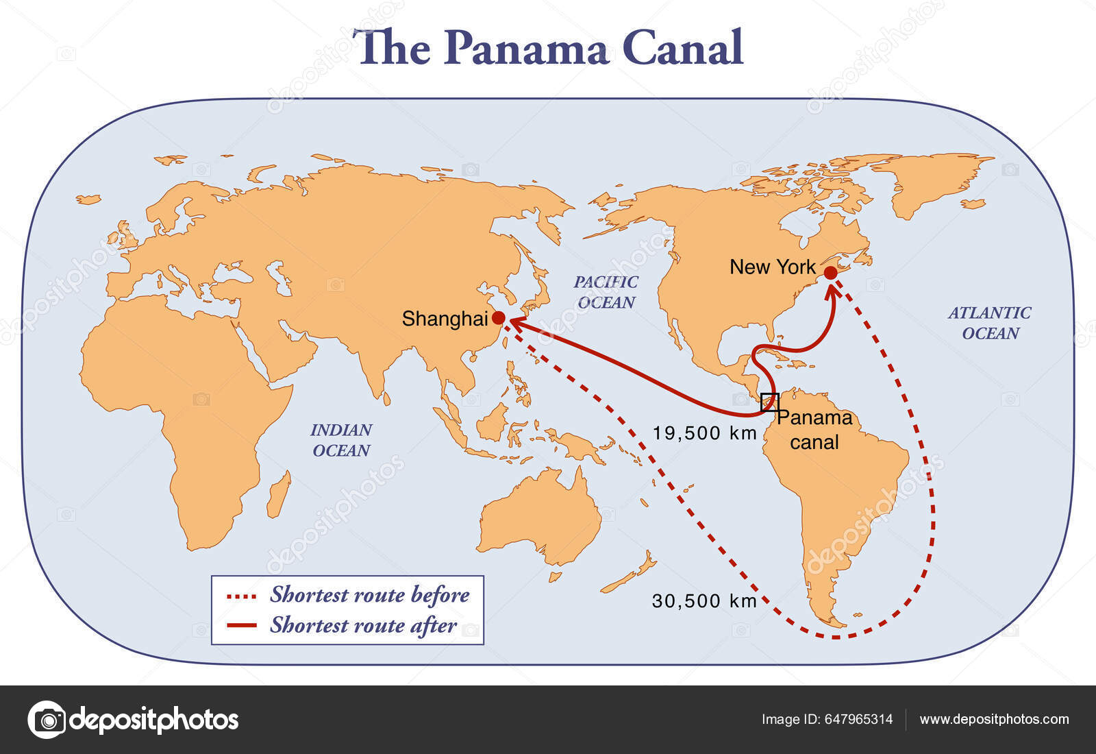 panama canal clipart
