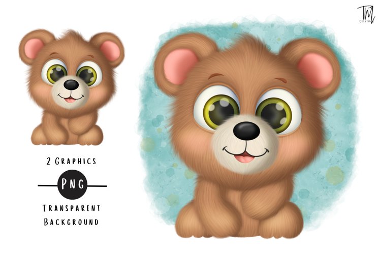 bear head clipart