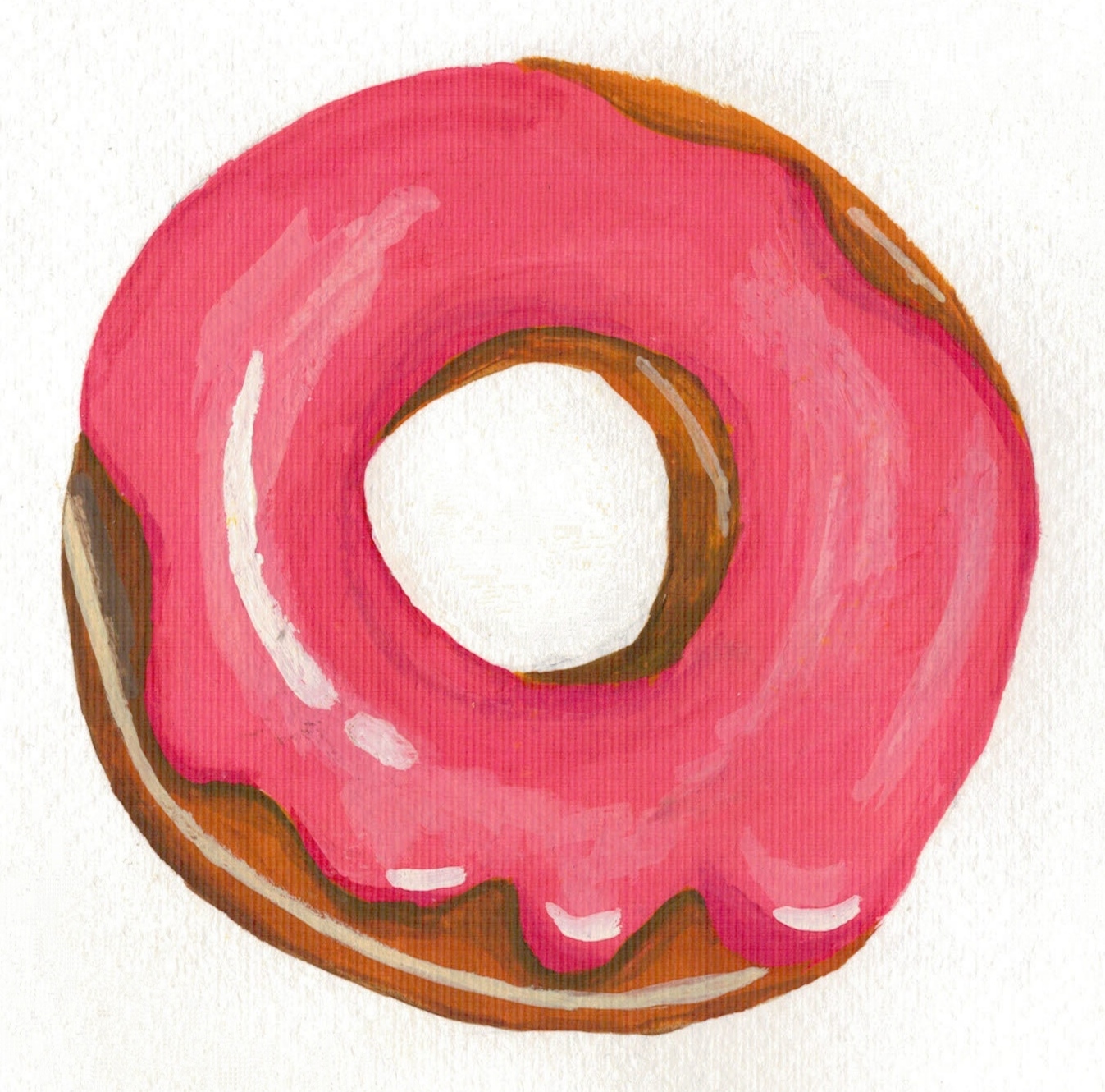 Pink Donut, Doughnut, Icing, Sprinkles, Frosting - Pink Donut - Clip ...