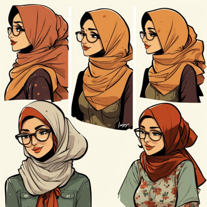 hijabi clipart