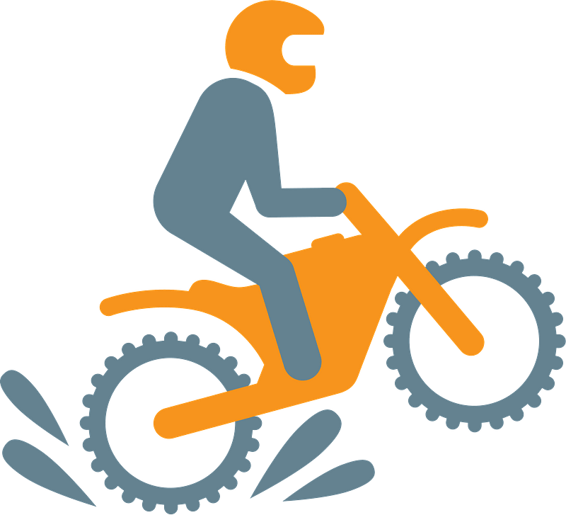 dirtbike clipart