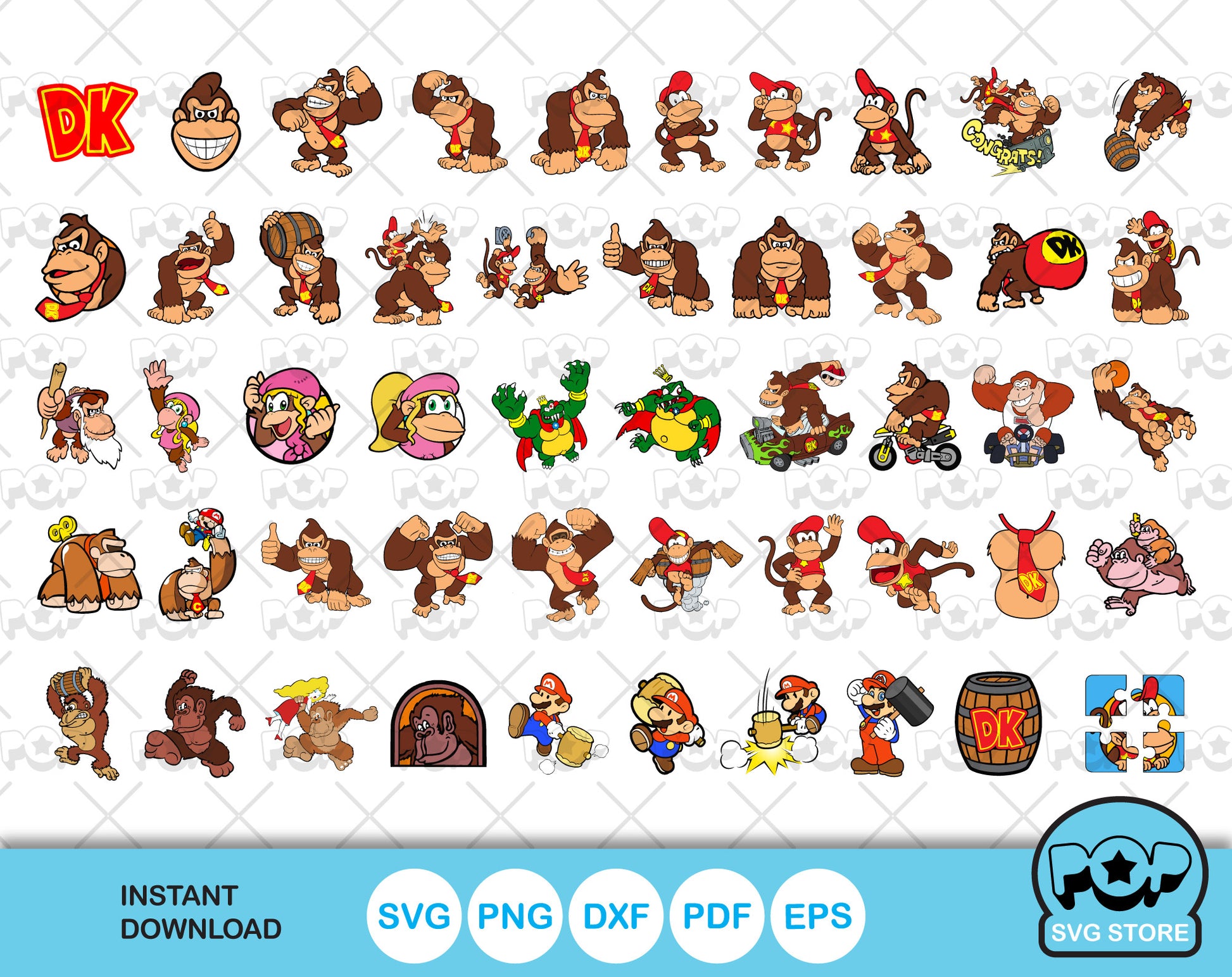 donkey kong clipart