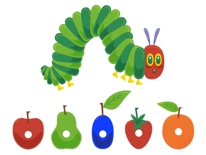 Hungry Caterpillar Clip Art - Clip Art Library