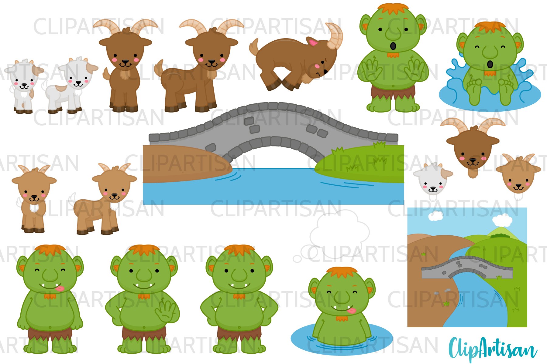 billy goat clipart