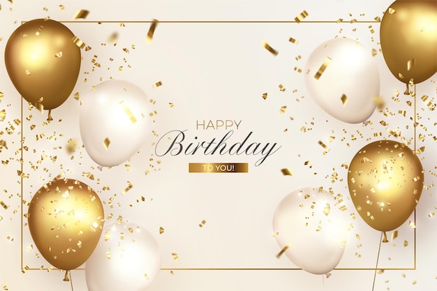 elegant happy birthday clipart