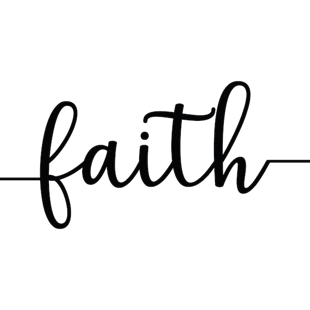 FAITH Athletic Script Svg Cut Files Clipart Downloads | Faith Svg Dxf ...