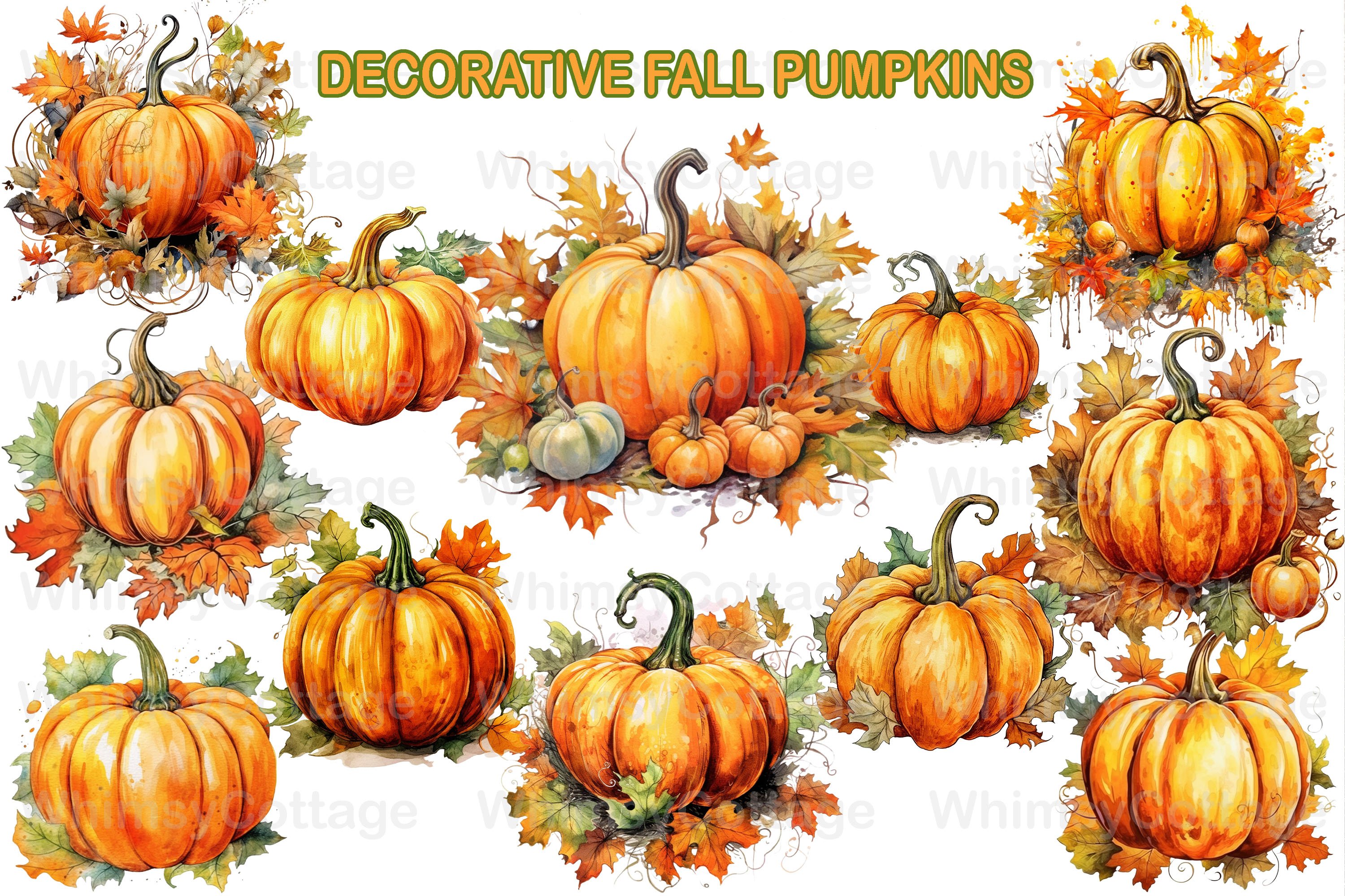 Wide Orange Pumpkin Clipart | ClassCrown - Clip Art Library