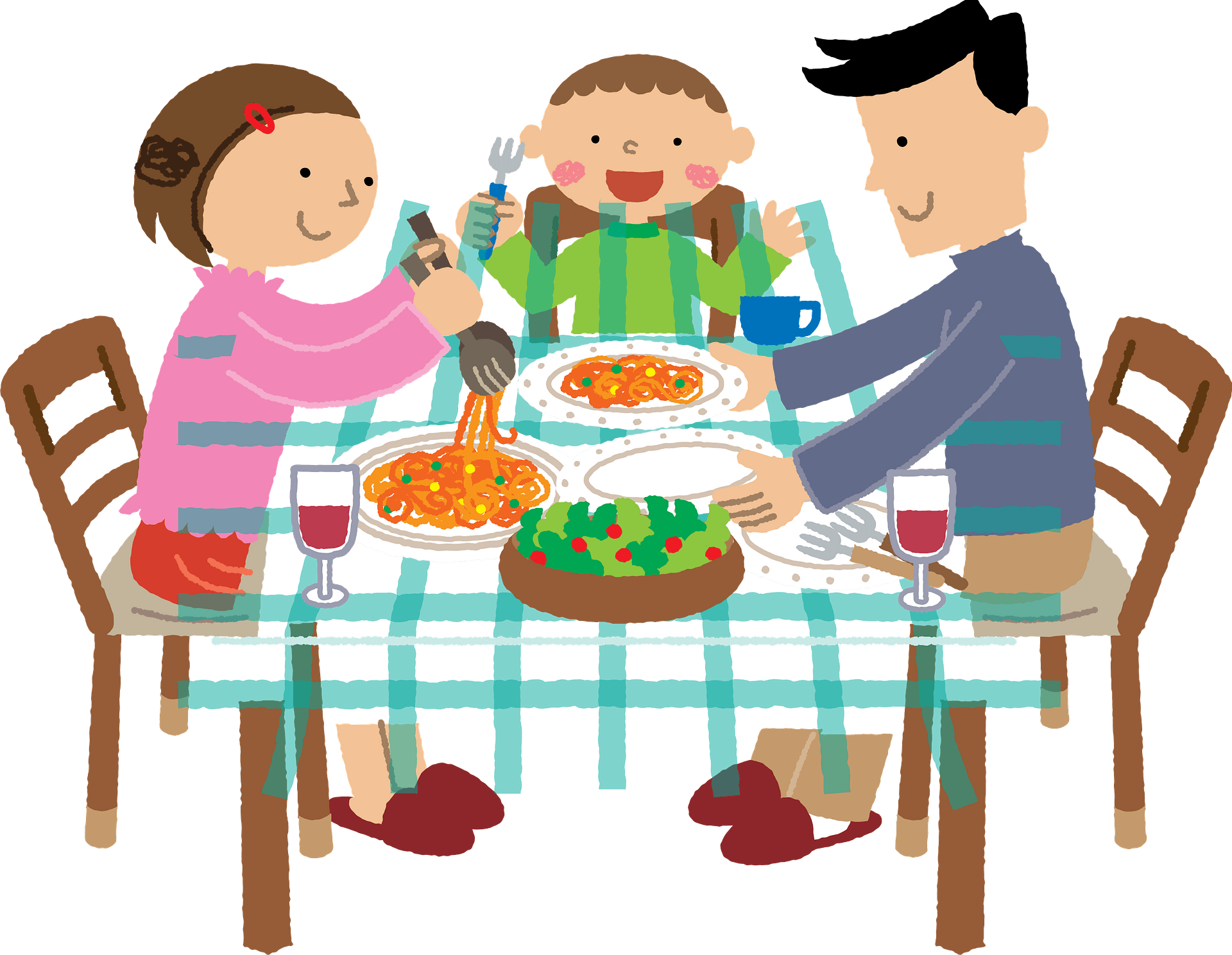 We had dinner. Ужин рисунок. Семья за обеденным столом на белом фоне. Ужин иллюстрация. Уж для детей на прозрачном фоне.