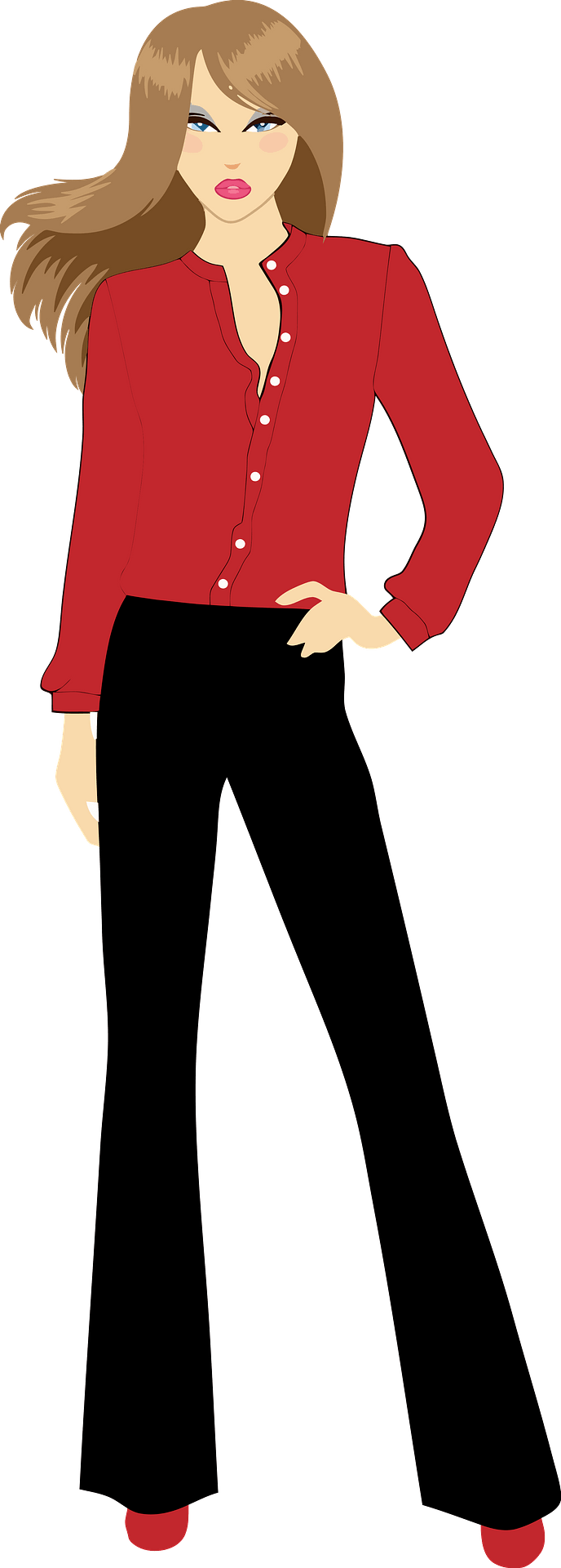 Waist. Vector illustration in flat style 3498323 Vector Art at