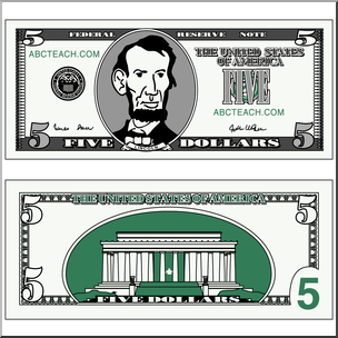 $5 clipart