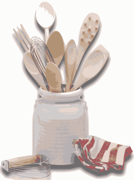 Cute Kitchen Wares Clip Art Set – Daily Art Hub // Graphics