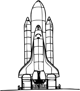 clipart space shuttle