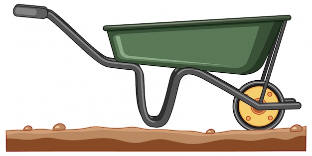 wheelbarrow clipart