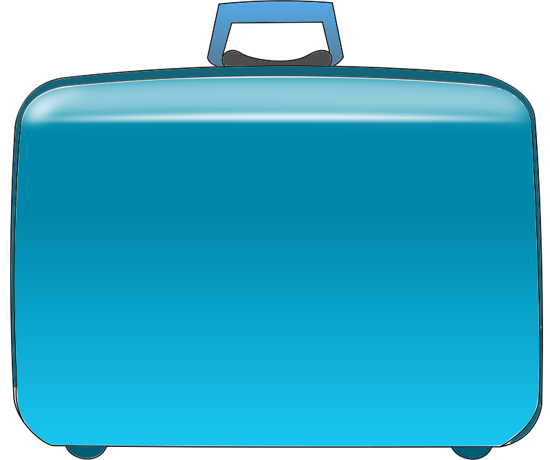 Suitcase Clipart - Etsy