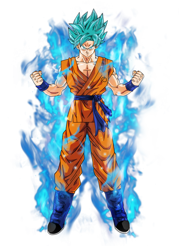 Goku de perfilFacuDibuja transparent background PNG clipart