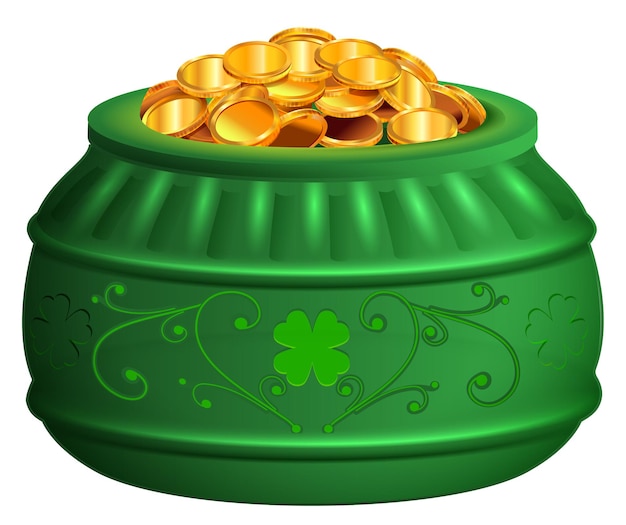 Free green pot of gold clipart, Download Free green pot of gold clipart ...