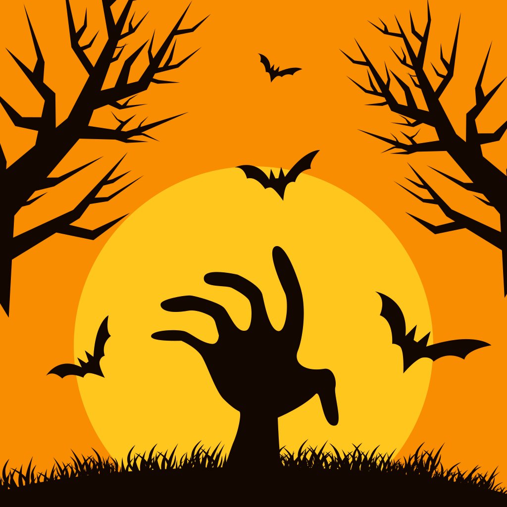 Halloween Village ClipArt - Haunted House Graphics - Spooky Graveyard - Creepy Coffin - Tombstone - Sublimation PNG