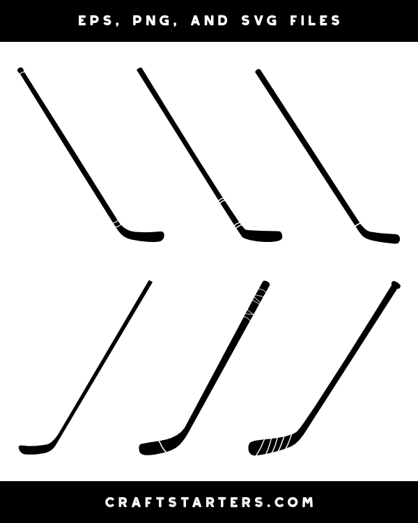 field hockey sticks clipart