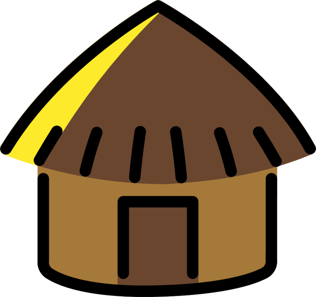 Small Hut Illustration Vector On White Background Stock Vector Clip Art Library