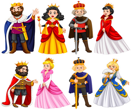 king and queen clipart