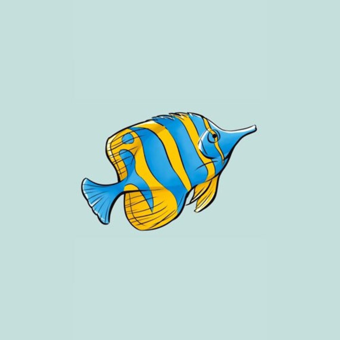 Blue Fish PNG Clip Art Image​  Gallery Yopriceville - High