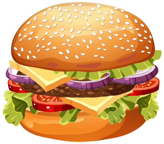 cheeseburger clipart
