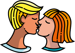 kiss clipart