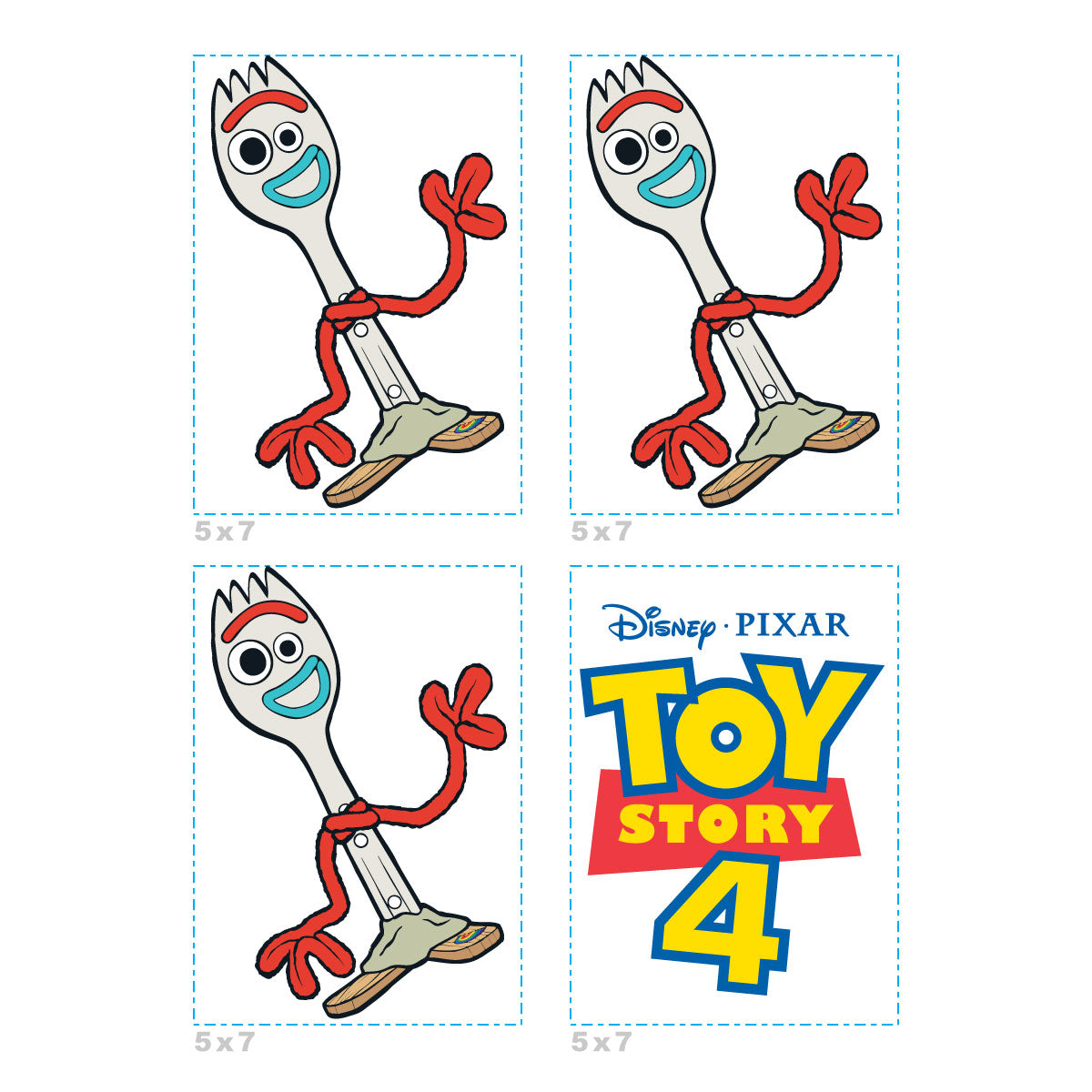 Disney Hairbrush - Toy Story 4 - Forky