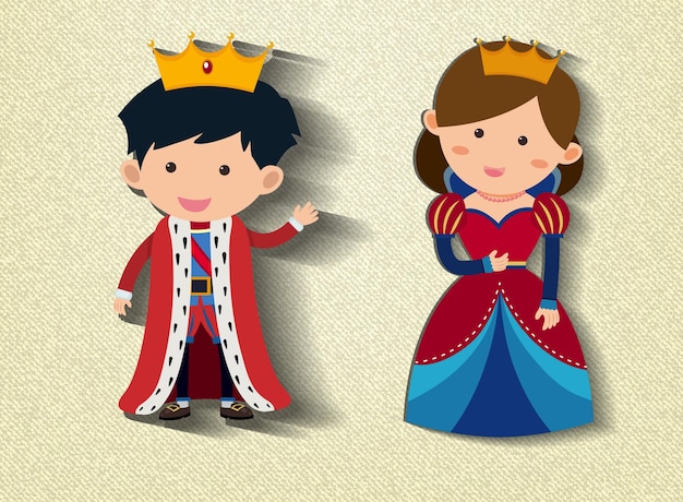 king and queen clipart