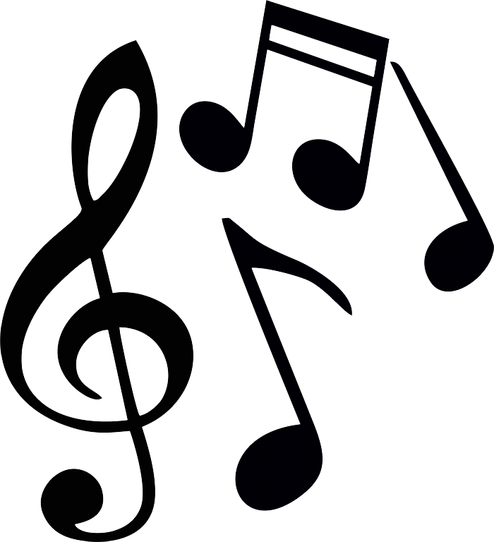 transparent music notes clipart