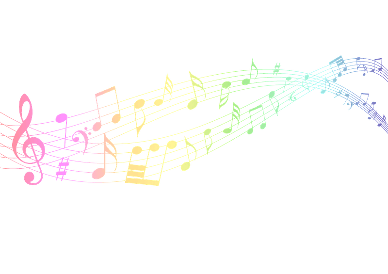 transparent music notes clipart