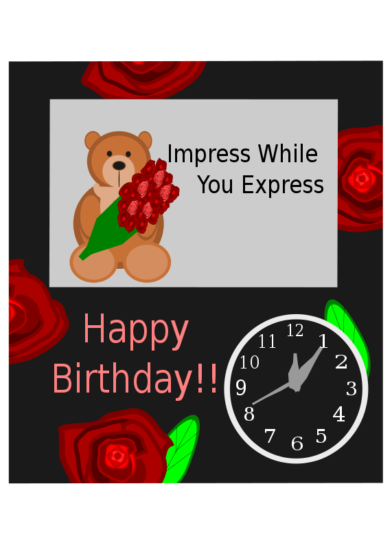 clipart birthday wishes