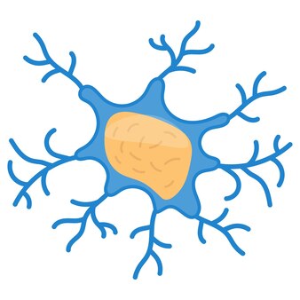 Neuron illustration clipart hi-res stock photography and images 