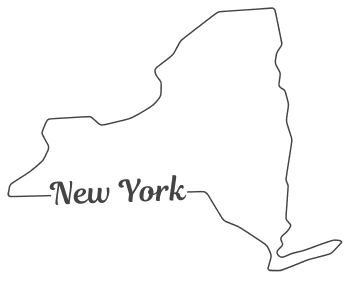 Map Of New York State 3d Shape