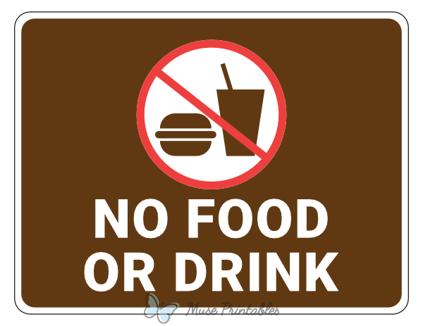 no food or drinks clipart