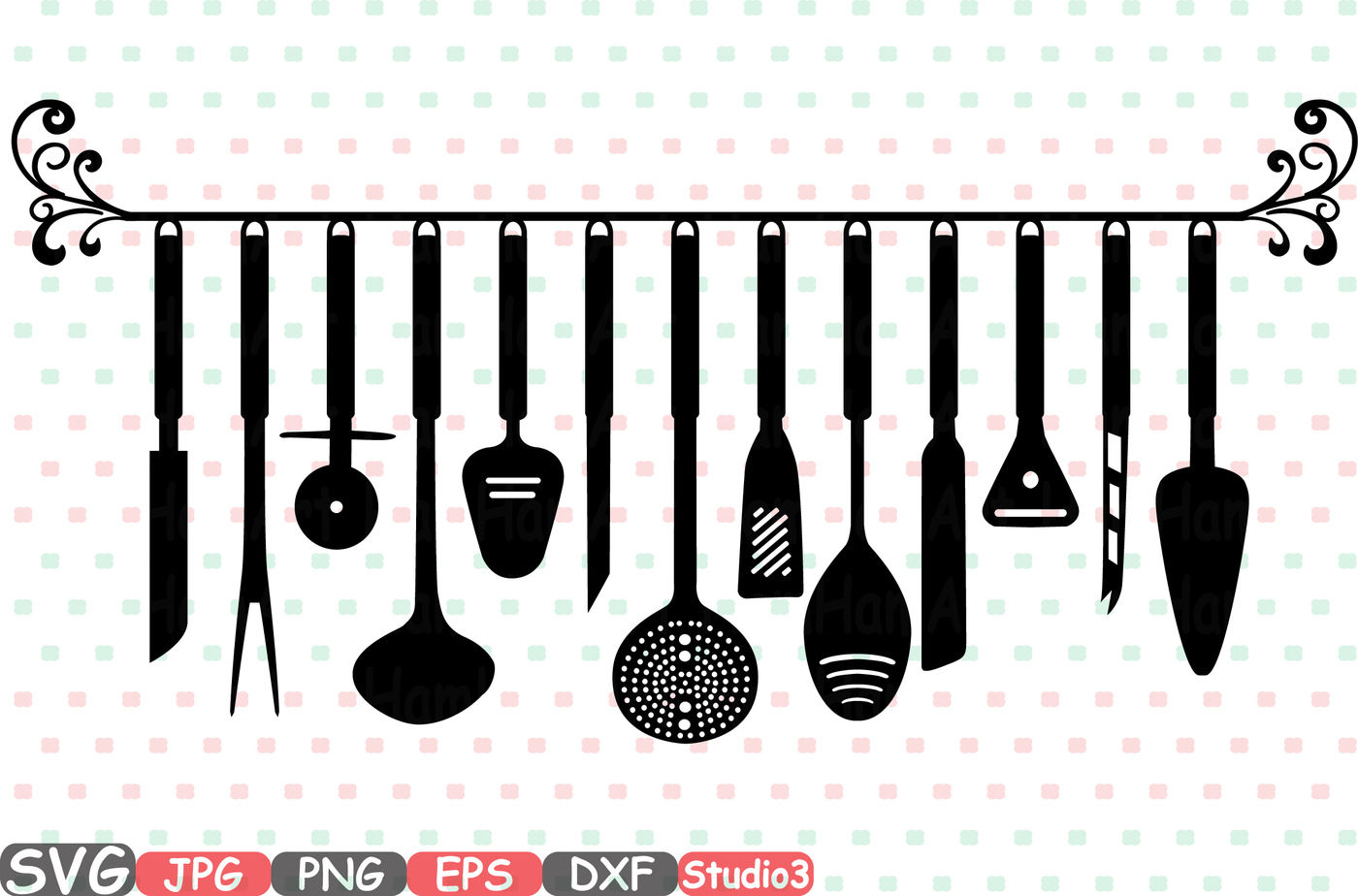 cute kitchen utensils 24631194 Vector Art at Vecteezy