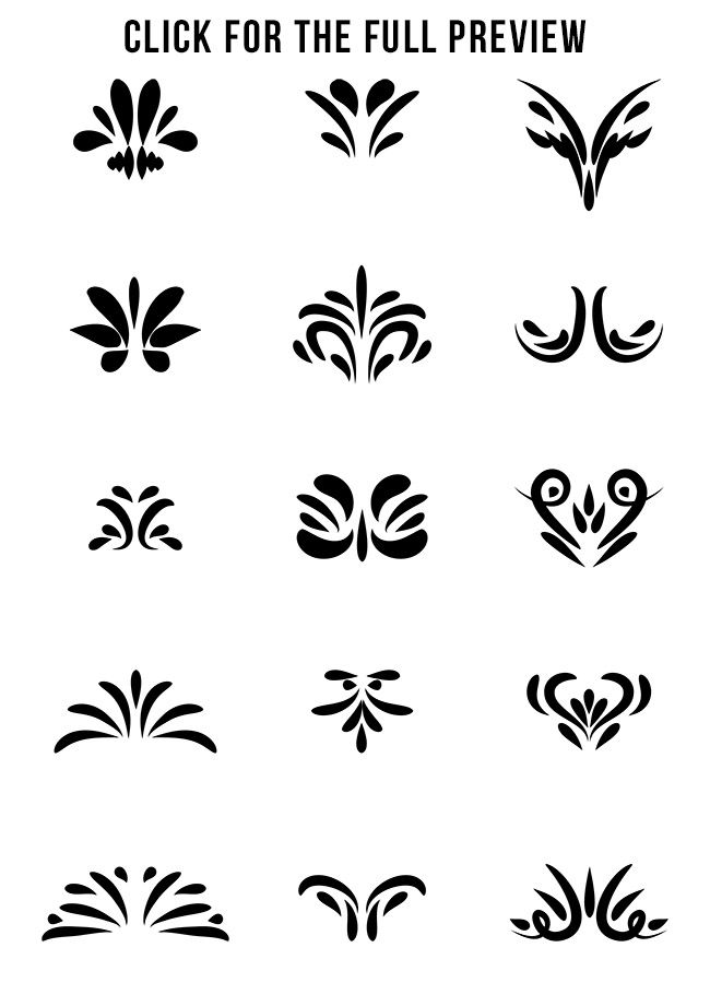 Free Floral Embellishments Clipart - Download in Illustrator