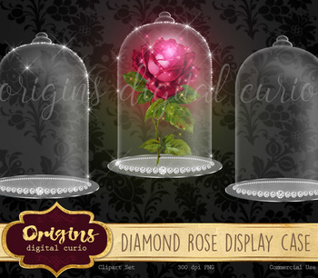 beauty and the beast rose clipart
