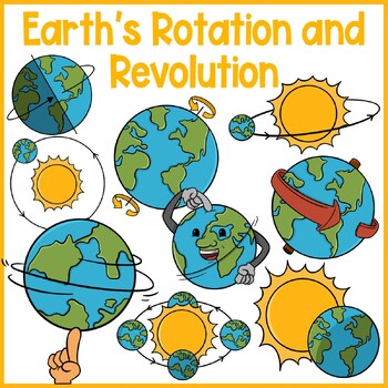 Earths Rotation Symbol With Arrow On Globe Vector Planet Earth - Clip ...