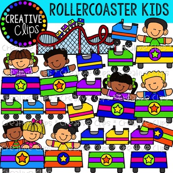 roller coaster clipart kids